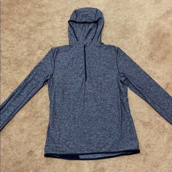 lululemon athletica Other - Lululemon Heathered Black Surge Warm 1/2 Zip Hoodie